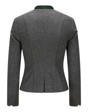 Gray blazer on a white background