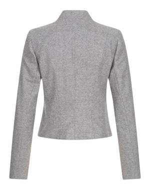 Gray blazer on a white background