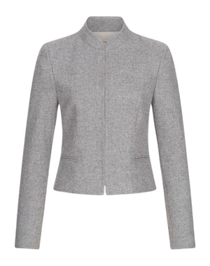 Gray blazer on a white background