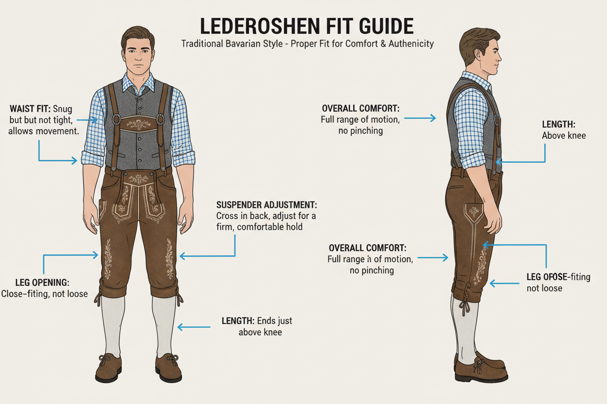 How Lederhosen Should Fit Complete Sizing & Fit Guide