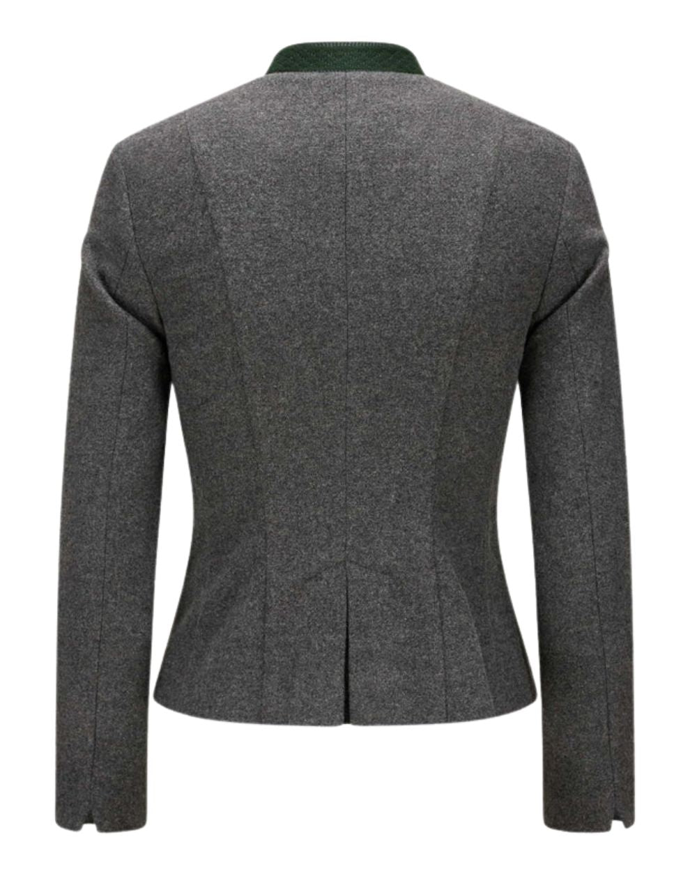 Gray blazer on a white background
