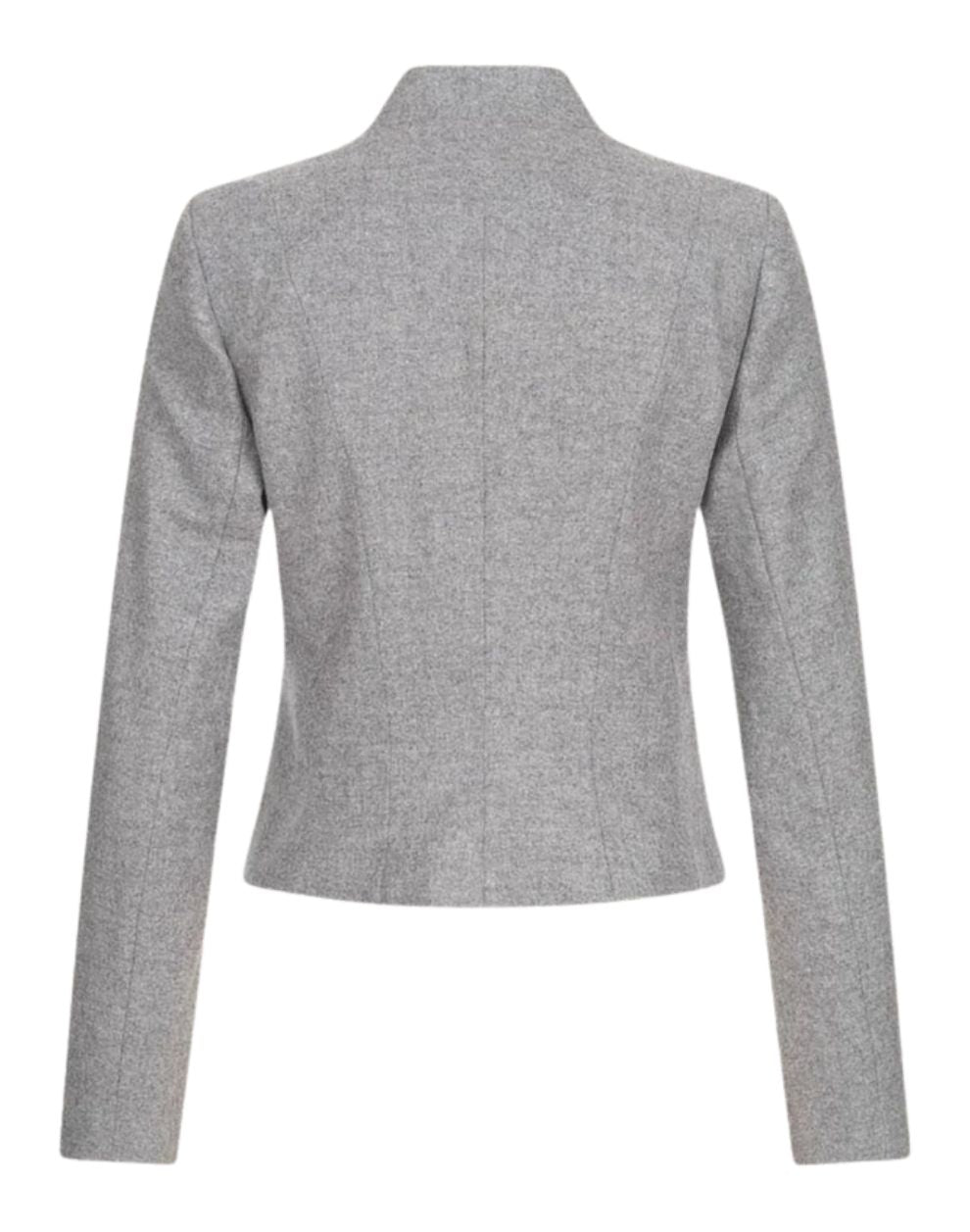 Gray blazer on a white background
