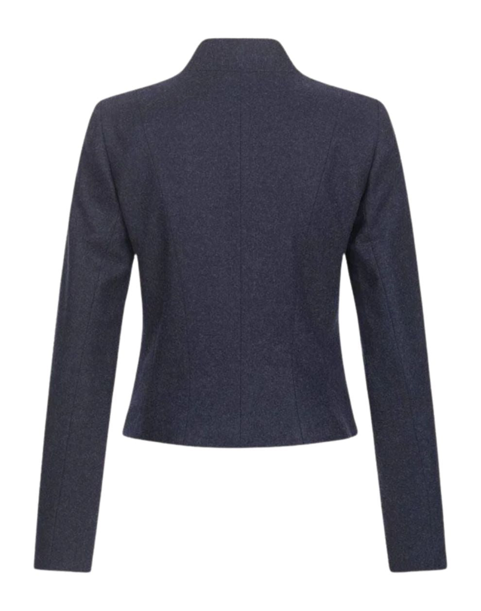 Dark gray blazer on a white background